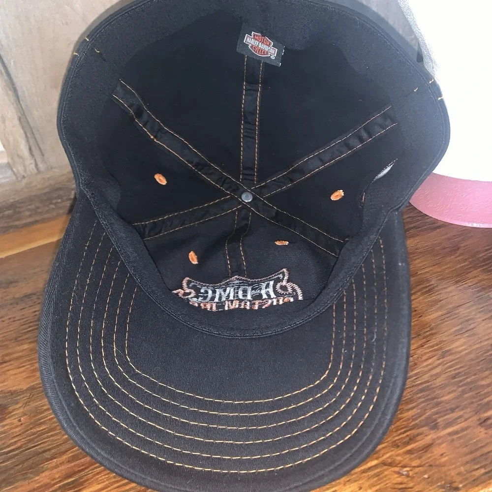 H-DMC Custom Iron‎ Harley-Davidson Motorcycles Skull Fitted Baseball Hat A-Flex
